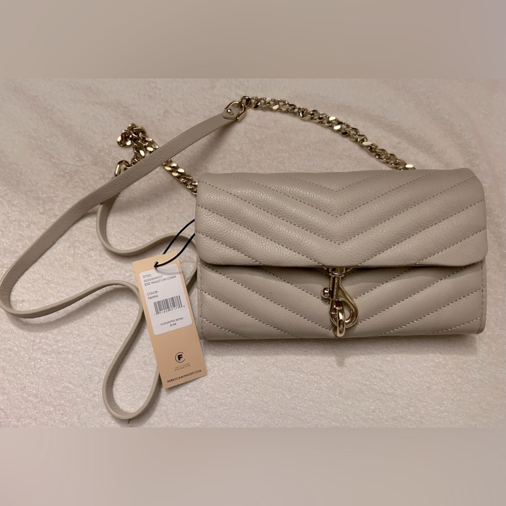 Rebecca Minkoff Edie Wallet Crossbody on Chain